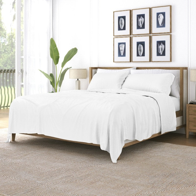 Ensemble de draps de luxe Becky Cameron en rayonne de bambou