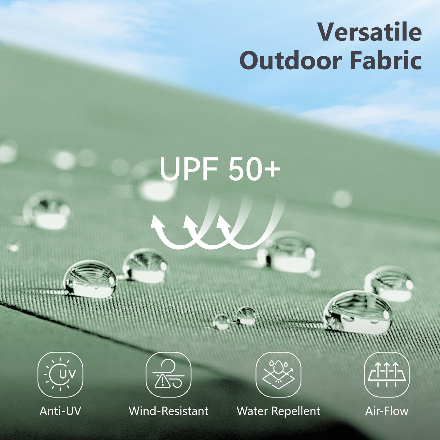 Parasol de terrasse double face extra large de 4 m (13 pi) avec manivelle, MAISON ARTS