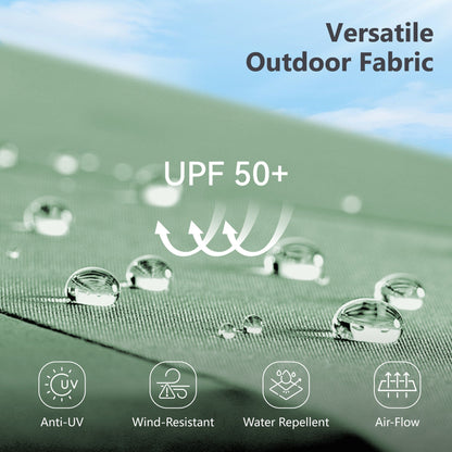 Parasol de terrasse double face extra large de 4 m (13 pi) avec manivelle, MAISON ARTS