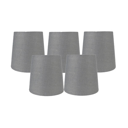 Abat-jour à pince en lin MERIVILLE pour lustre, 10 cm x 12,5 cm x 12,5 cm