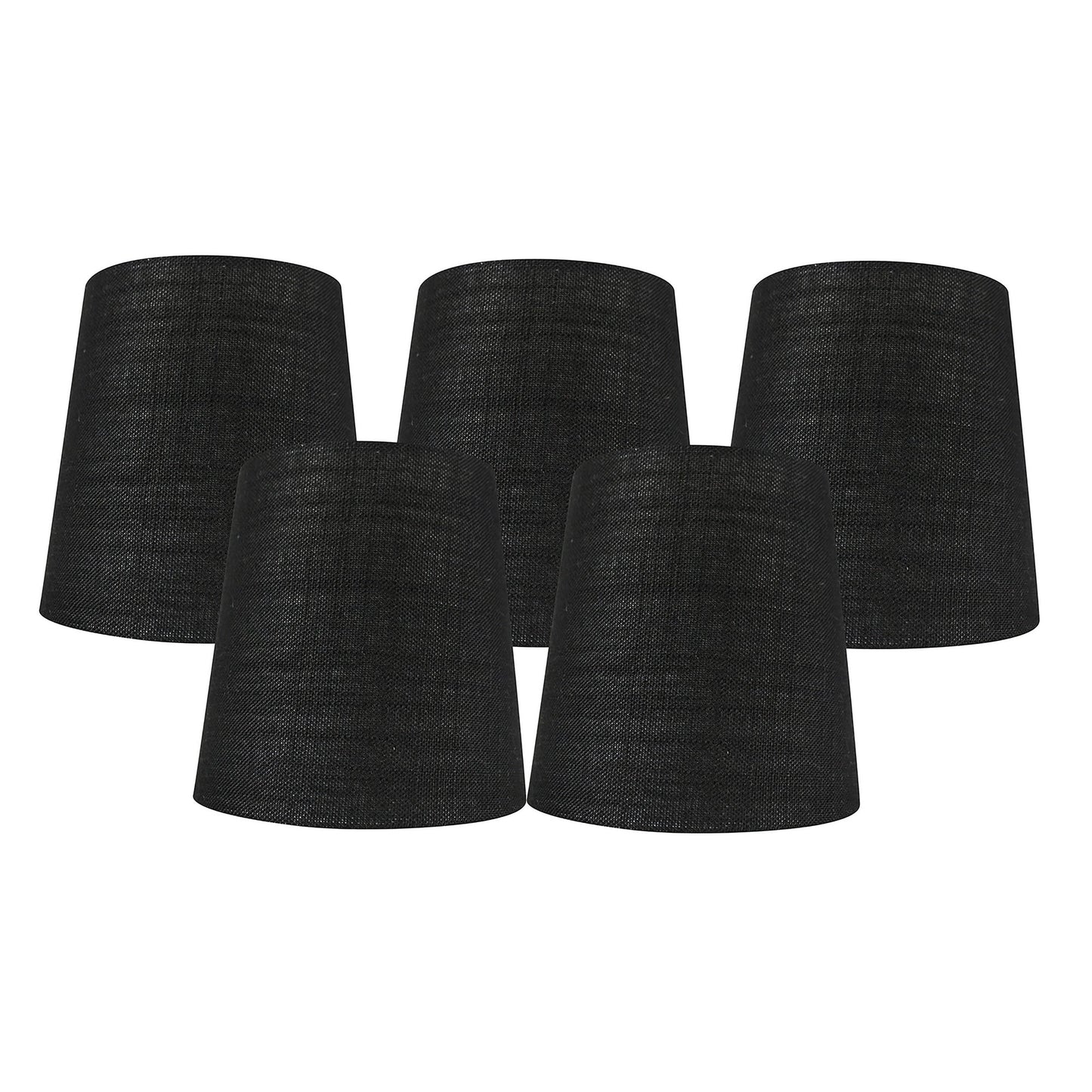 Abat-jour à pince en lin MERIVILLE pour lustre, 10 cm x 12,5 cm x 12,5 cm