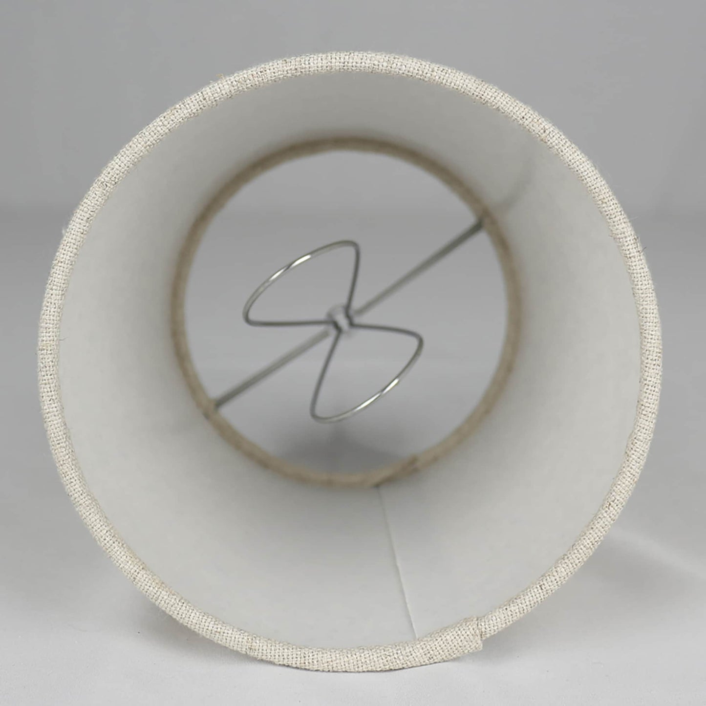 Abat-jour à pince en lin MERIVILLE pour lustre, 10 cm x 12,5 cm x 12,5 cm