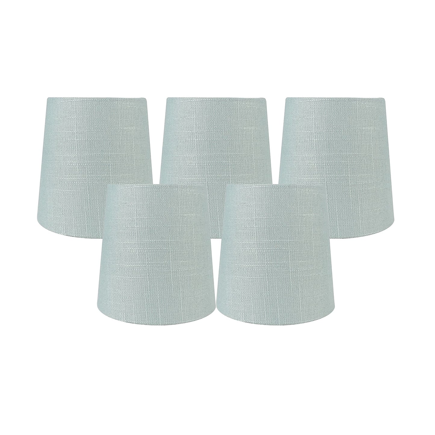 Abat-jour à pince en lin MERIVILLE pour lustre, 10 cm x 12,5 cm x 12,5 cm