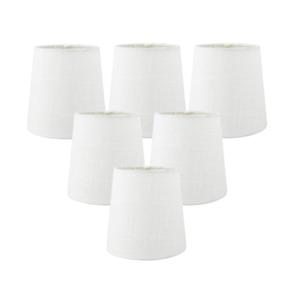 Abat-jour à pince en lin MERIVILLE pour lustre, 10 cm x 12,5 cm x 12,5 cm