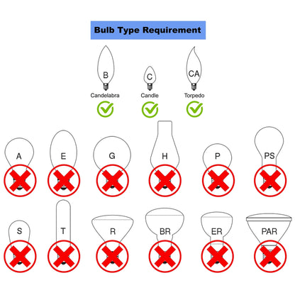 Abat-jour à pince en lin MERIVILLE pour lustre, 10 cm x 12,5 cm x 12,5 cm