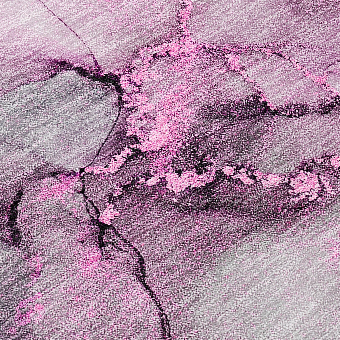 Tapis Chantille abstrait lavable en machine pour intérieur/extérieur