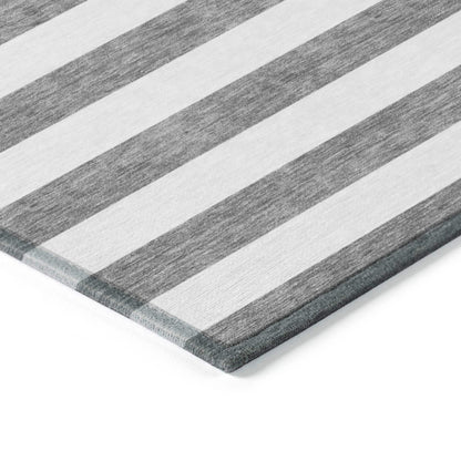 Tapis Chantille à rayures cabana lavable en machine pour intérieur/extérieur