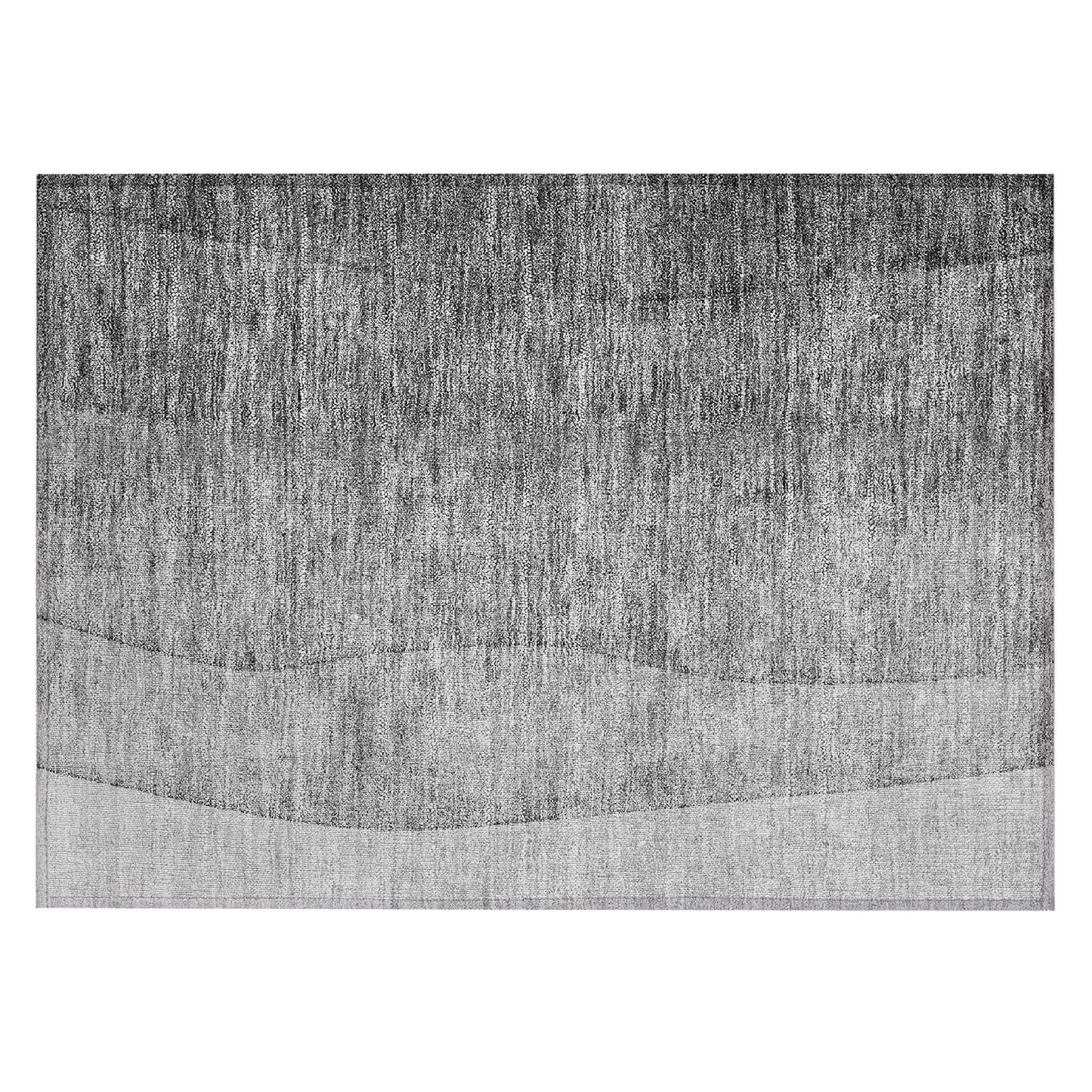 Tapis Chantille contemporain ombré lavable en machine pour intérieur/extérieur