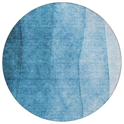 Tapis Chantille contemporain ombré lavable en machine pour intérieur/extérieur