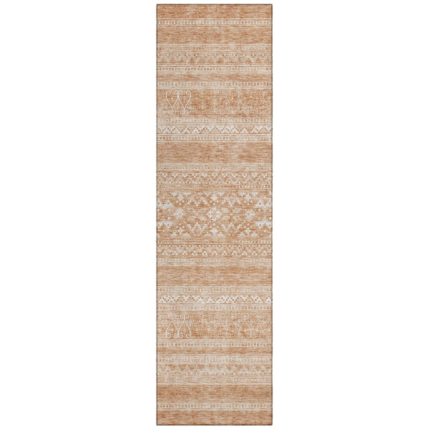 Tapis Chantille tribal bohème lavable en machine pour intérieur/extérieur