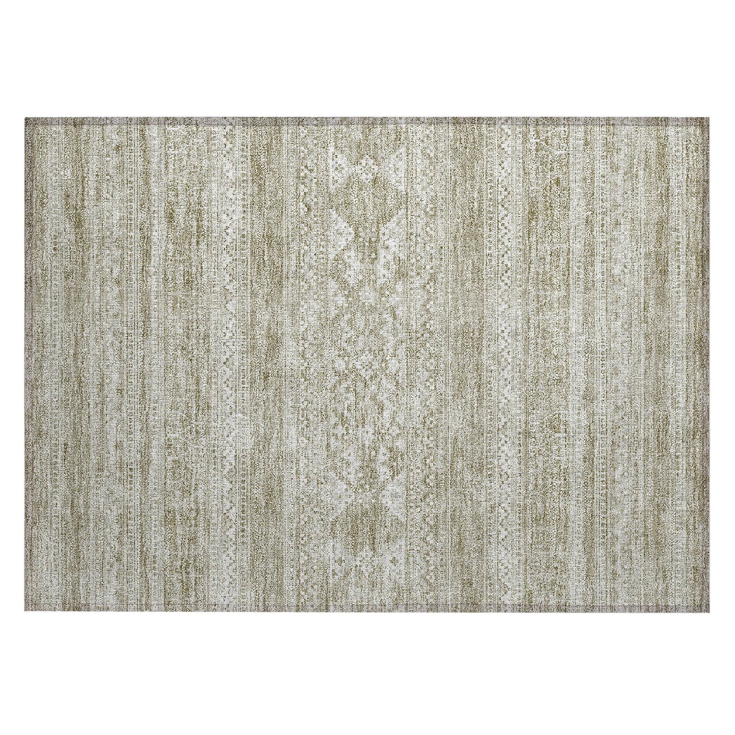 Tapis Chantille tribal bohème lavable en machine pour intérieur/extérieur