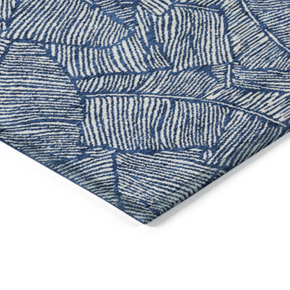 Tapis Chantille Tropical Palm lavable en machine pour intérieur/extérieur