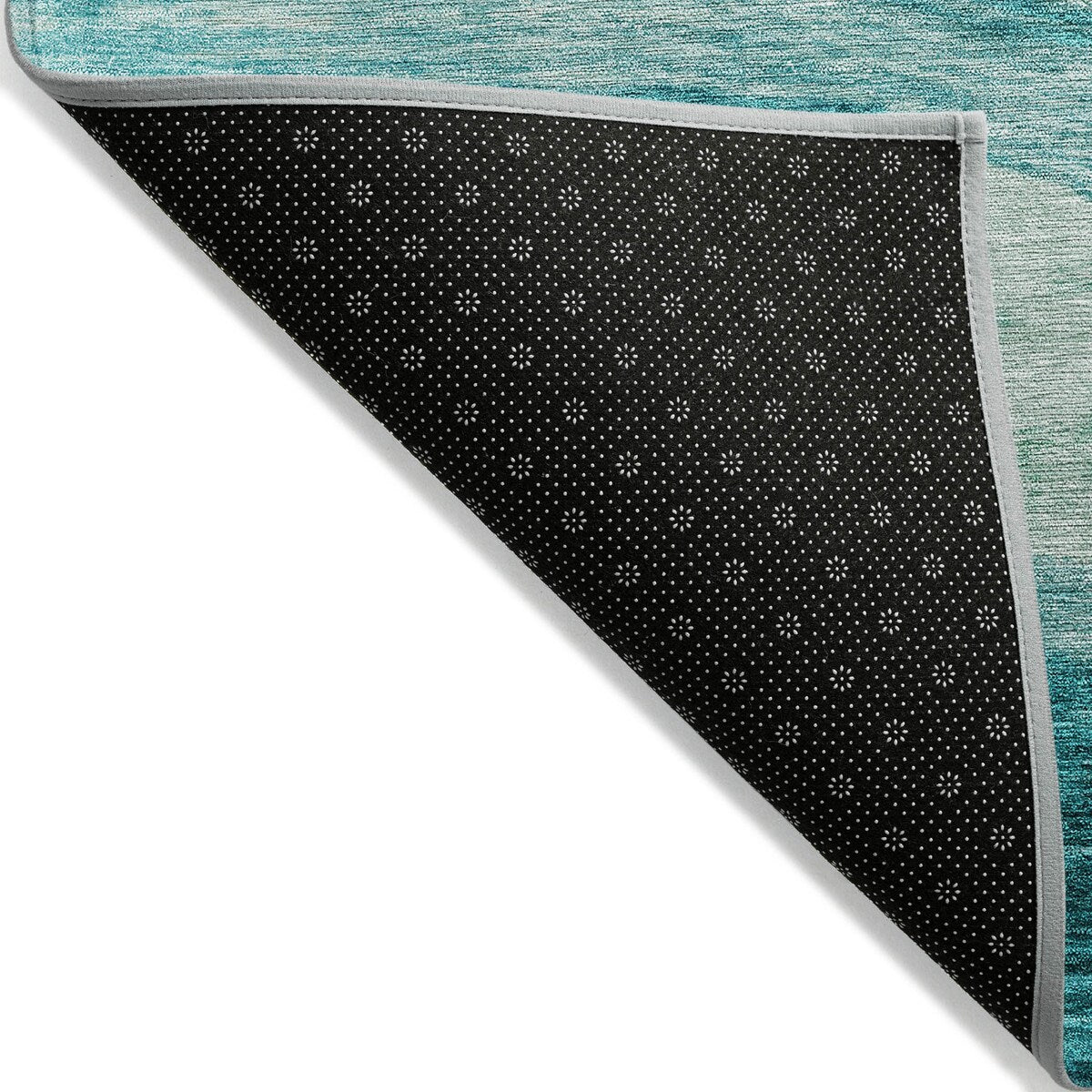 Tapis Chantille contemporain à vagues, lavable en machine, pour intérieur et extérieur