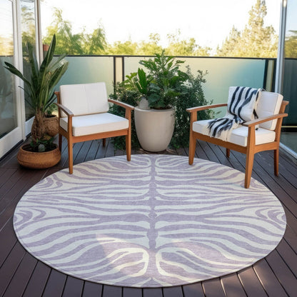 Tapis Chantille moderne à motif animal, lavable en machine, pour intérieur et extérieur