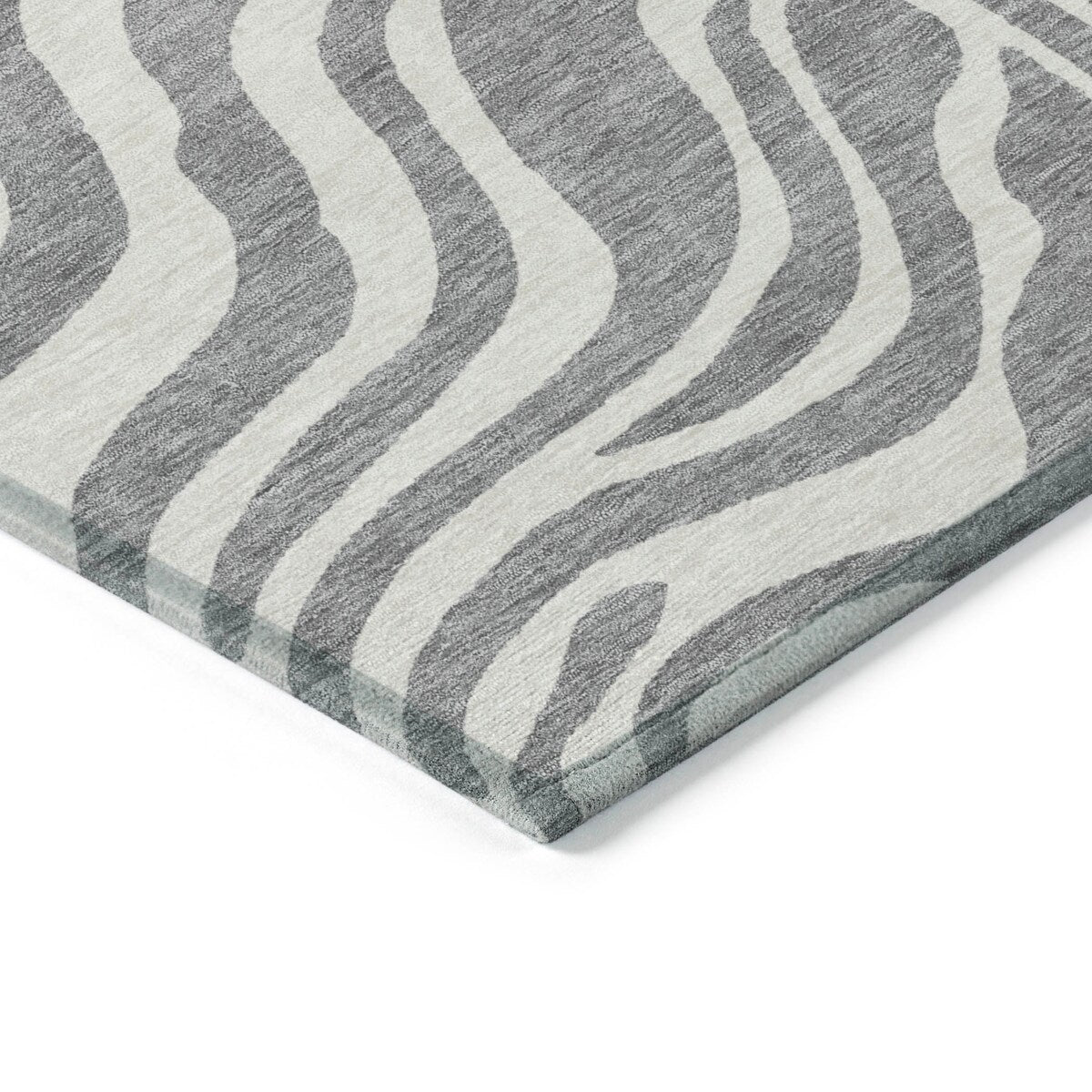 Tapis Chantille moderne à motif animal, lavable en machine, pour intérieur et extérieur