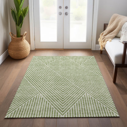Tapis Chantille géométrique moderne lavable en machine pour intérieur/extérieur