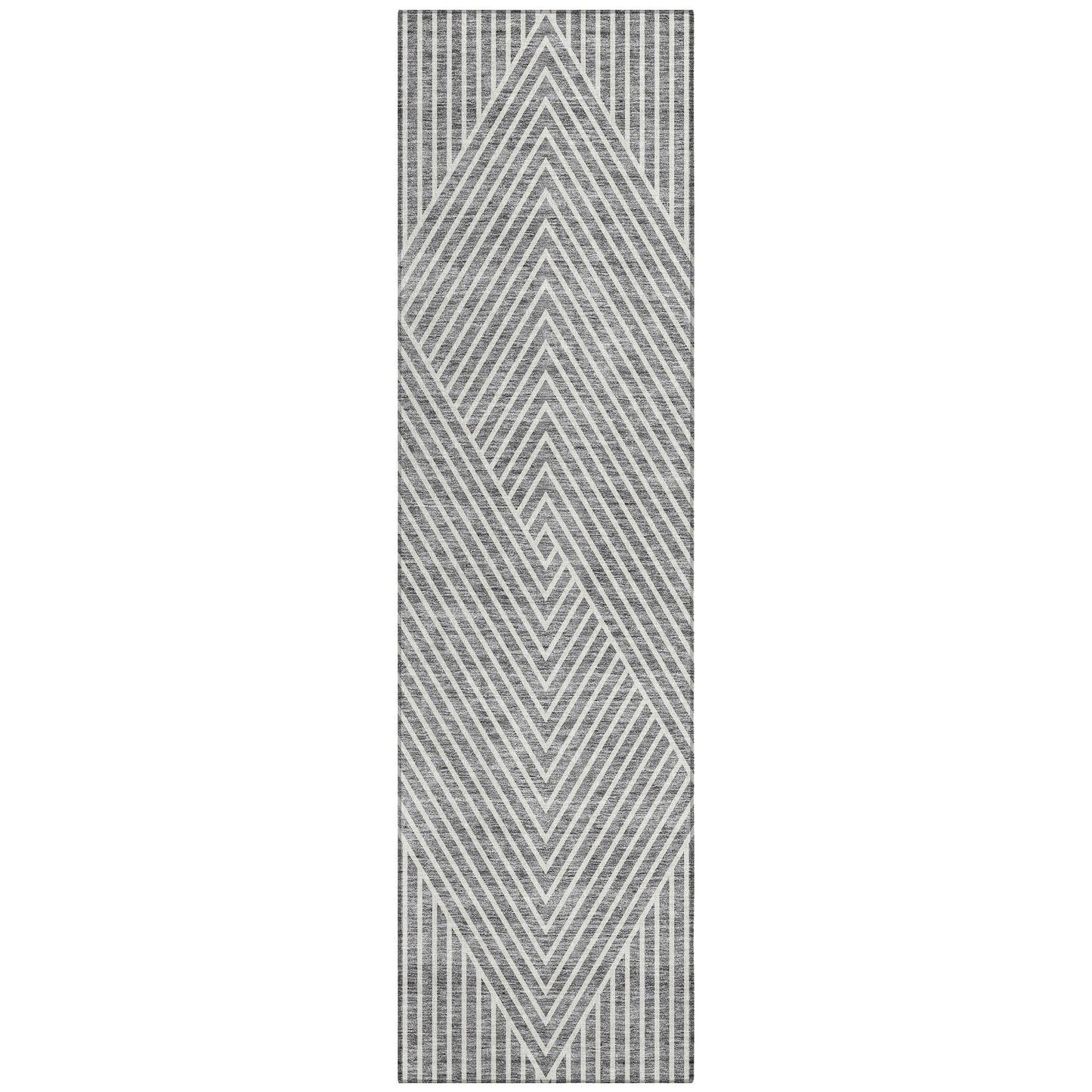 Tapis Chantille géométrique moderne lavable en machine pour intérieur/extérieur