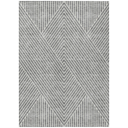 Tapis Chantille géométrique moderne lavable en machine pour intérieur/extérieur