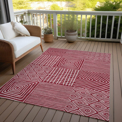 Tapis moderne en mosaïque Chantille lavable en machine pour intérieur/extérieur