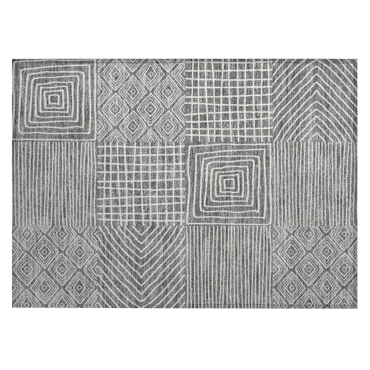Tapis moderne en mosaïque Chantille lavable en machine pour intérieur/extérieur