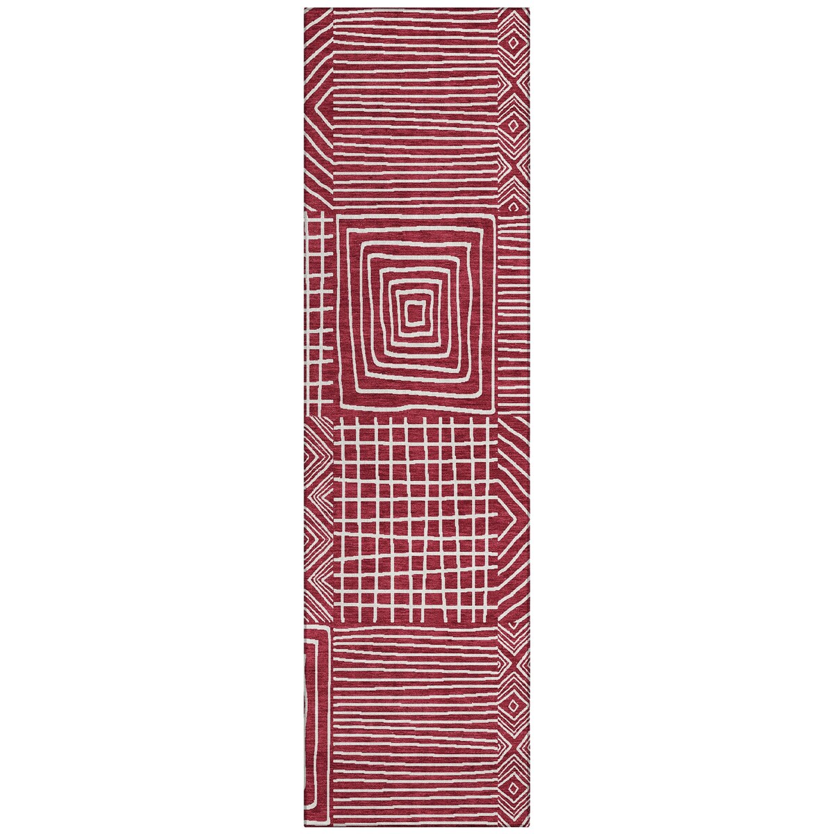 Tapis moderne en mosaïque Chantille lavable en machine pour intérieur/extérieur