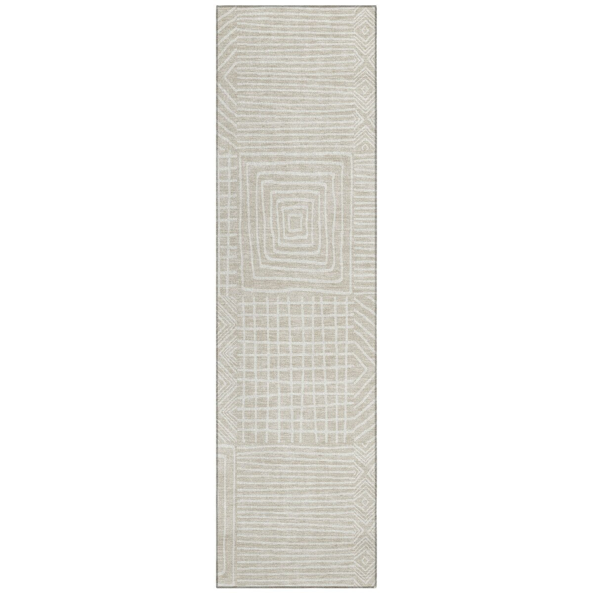 Tapis moderne en mosaïque Chantille lavable en machine pour intérieur/extérieur