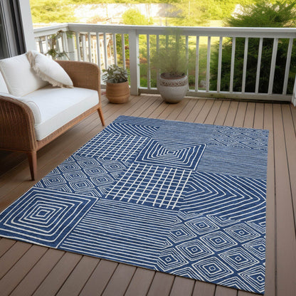 Tapis moderne en mosaïque Chantille lavable en machine pour intérieur/extérieur