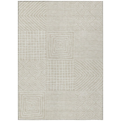 Tapis moderne en mosaïque Chantille lavable en machine pour intérieur/extérieur