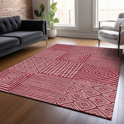 Tapis moderne en mosaïque Chantille lavable en machine pour intérieur/extérieur