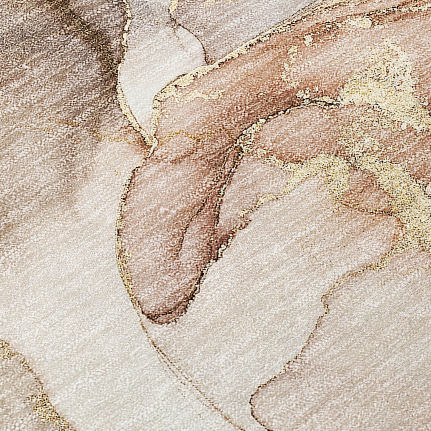 Tapis Chantille aquarelle lavable en machine pour intérieur/extérieur