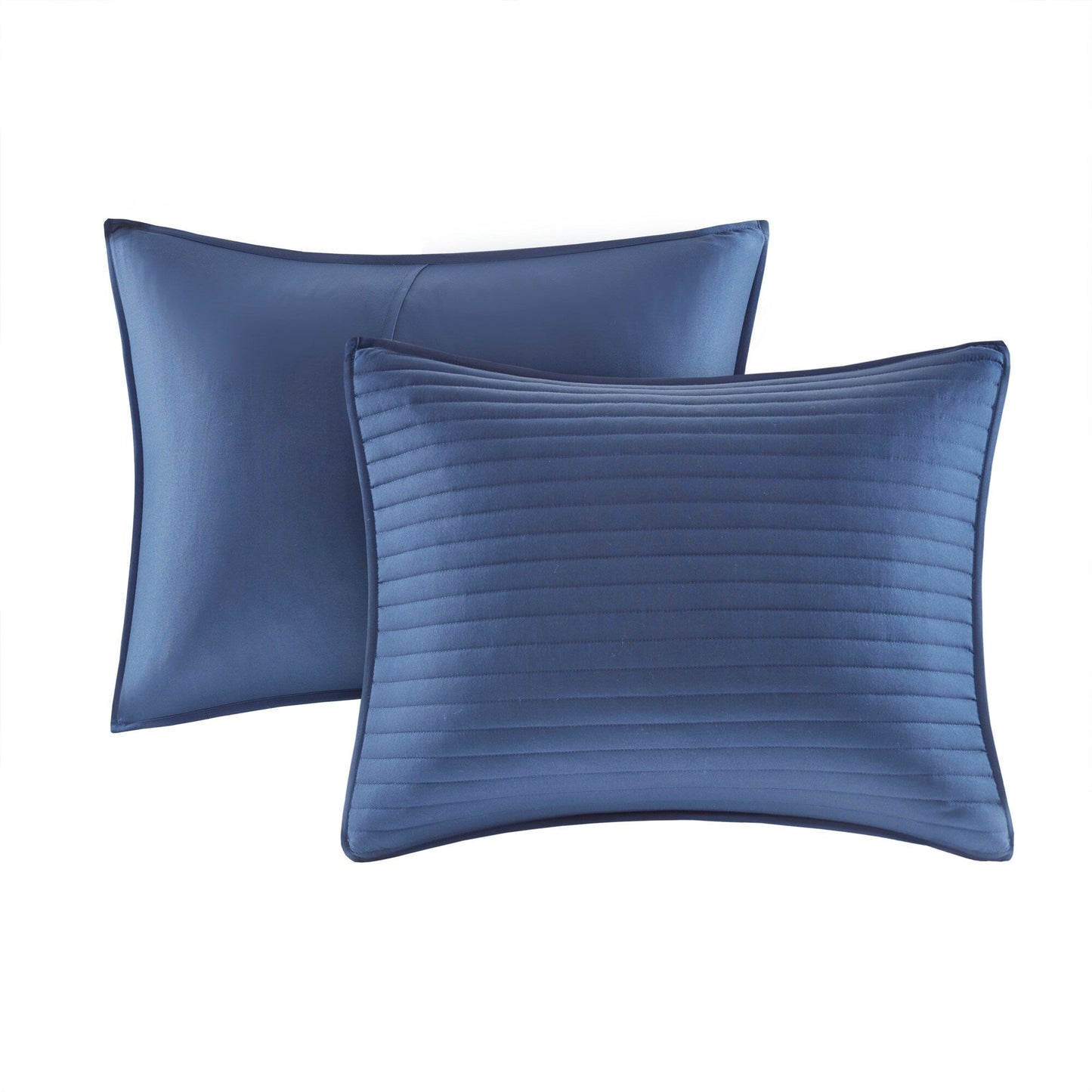 Collection de couette et de courtepointe imprimée en seersucker 8 pièces Madison Park Anchorage