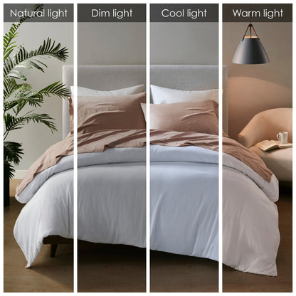 Ensemble de draps 4 pièces en lin mélangé Madison Park