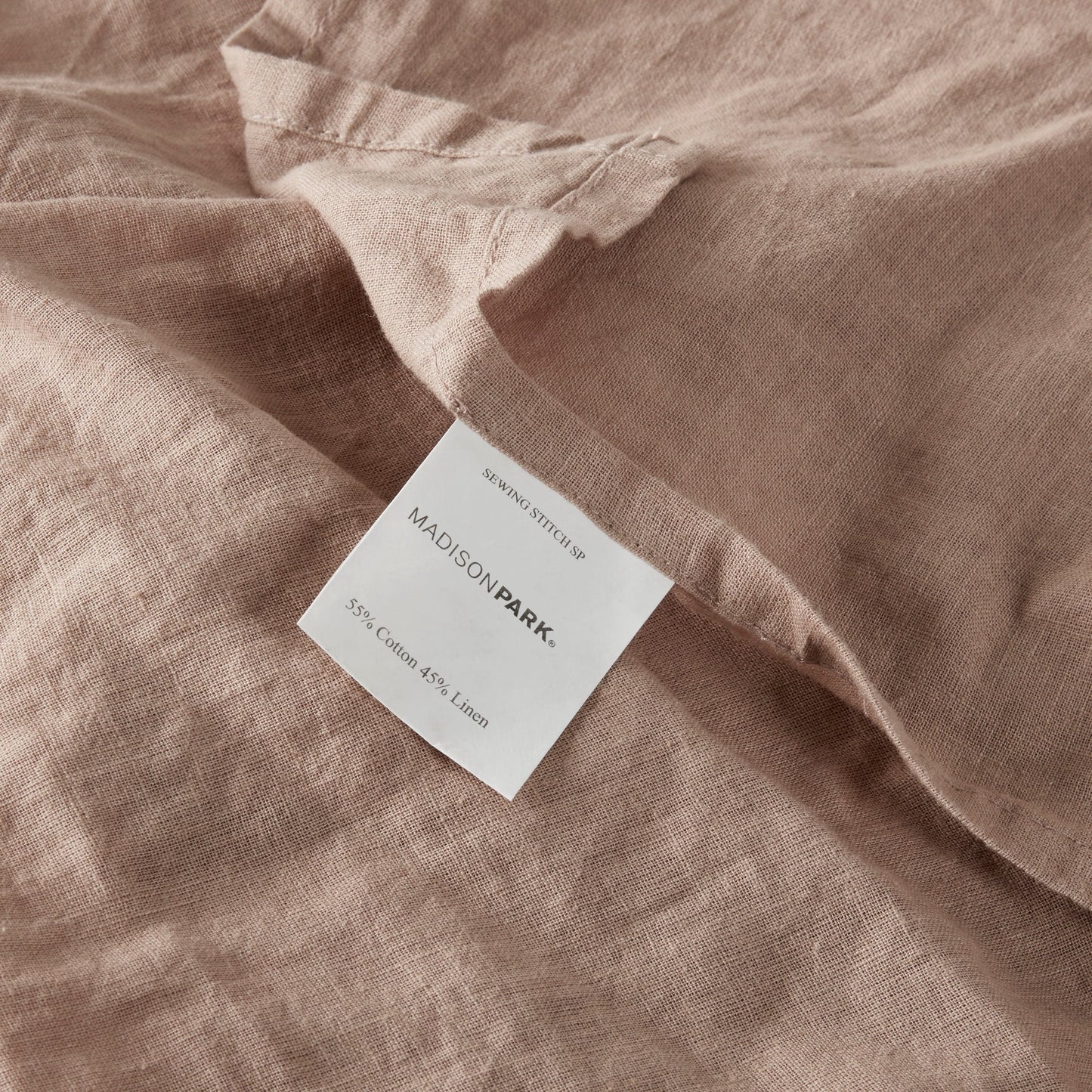 Ensemble de draps 4 pièces en lin mélangé Madison Park