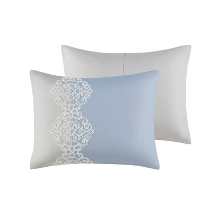 Ensemble de couette en microfibre brodée 8 pièces Madison Park Vera