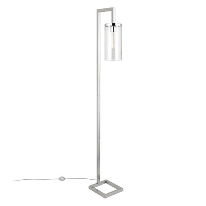 Lampadaire Malva de 67,75 cm de haut avec abat-jour en verre - 11 cm de large