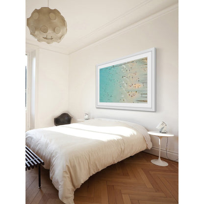 Marmont Hill - Reproduction encadrée « Amusement à la plage » - Multicolore