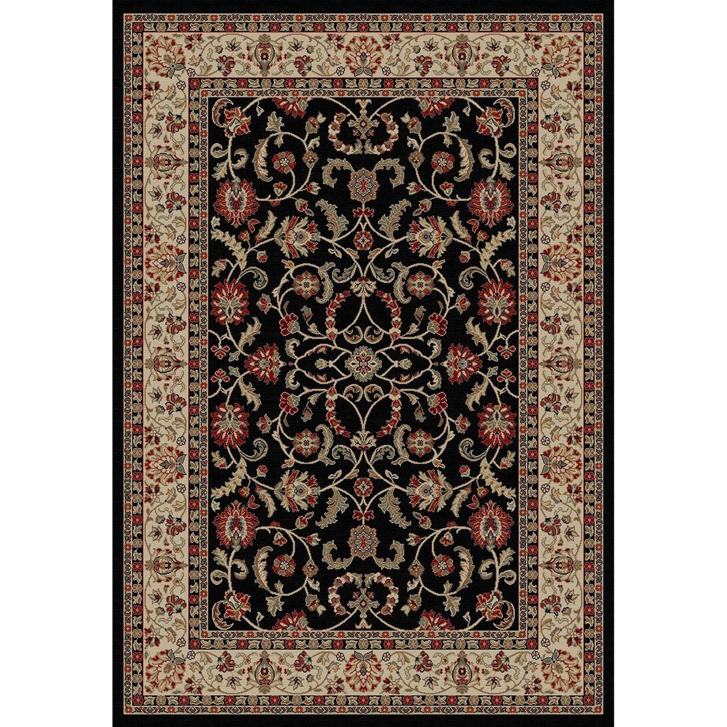 Tapis de sol Keshan classique oriental Mayberry Hometown