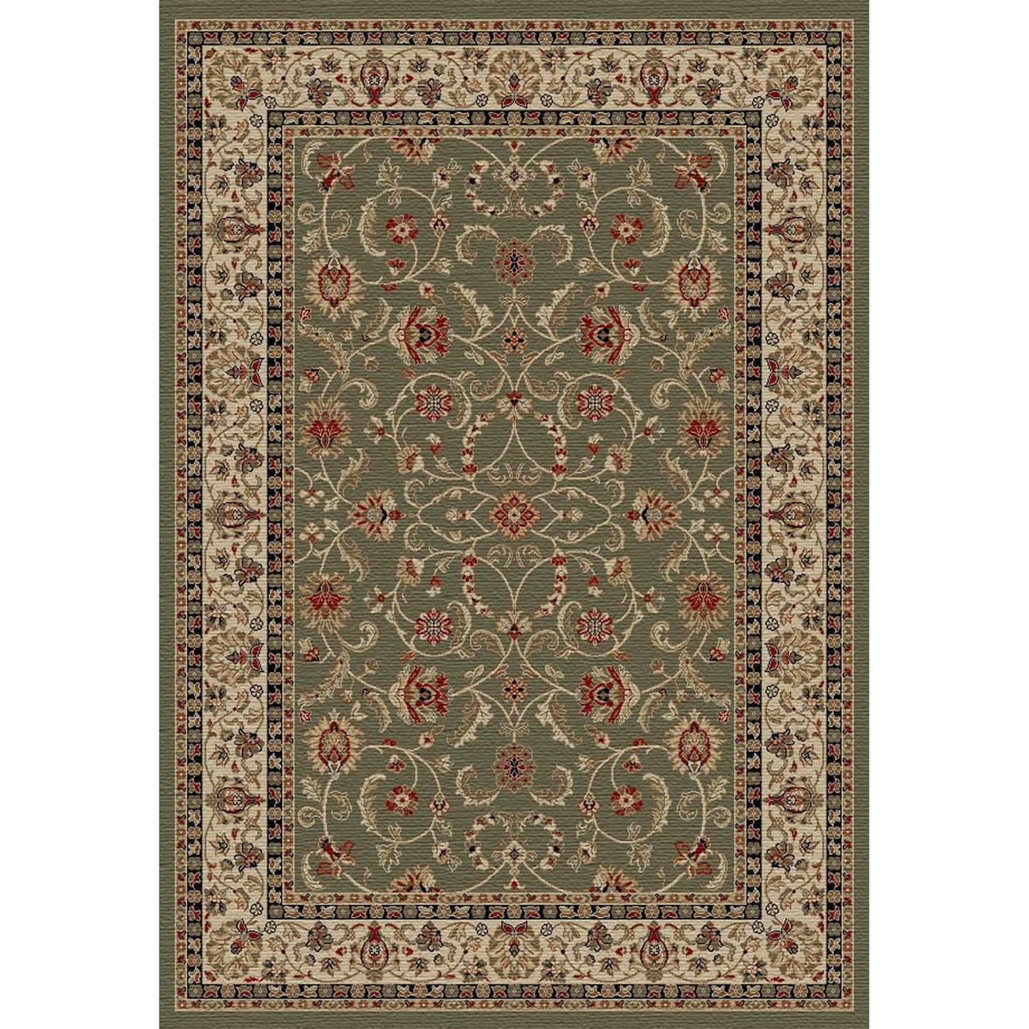 Tapis de sol Keshan classique oriental Mayberry Hometown