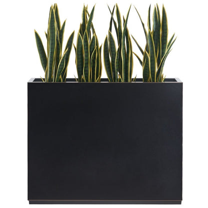 Jardinière métallique robuste pour plantes d'extérieur, 96 x 25 x 76 cm (L x l x H) - 96 x 76 x 25 cm (l x l x H)