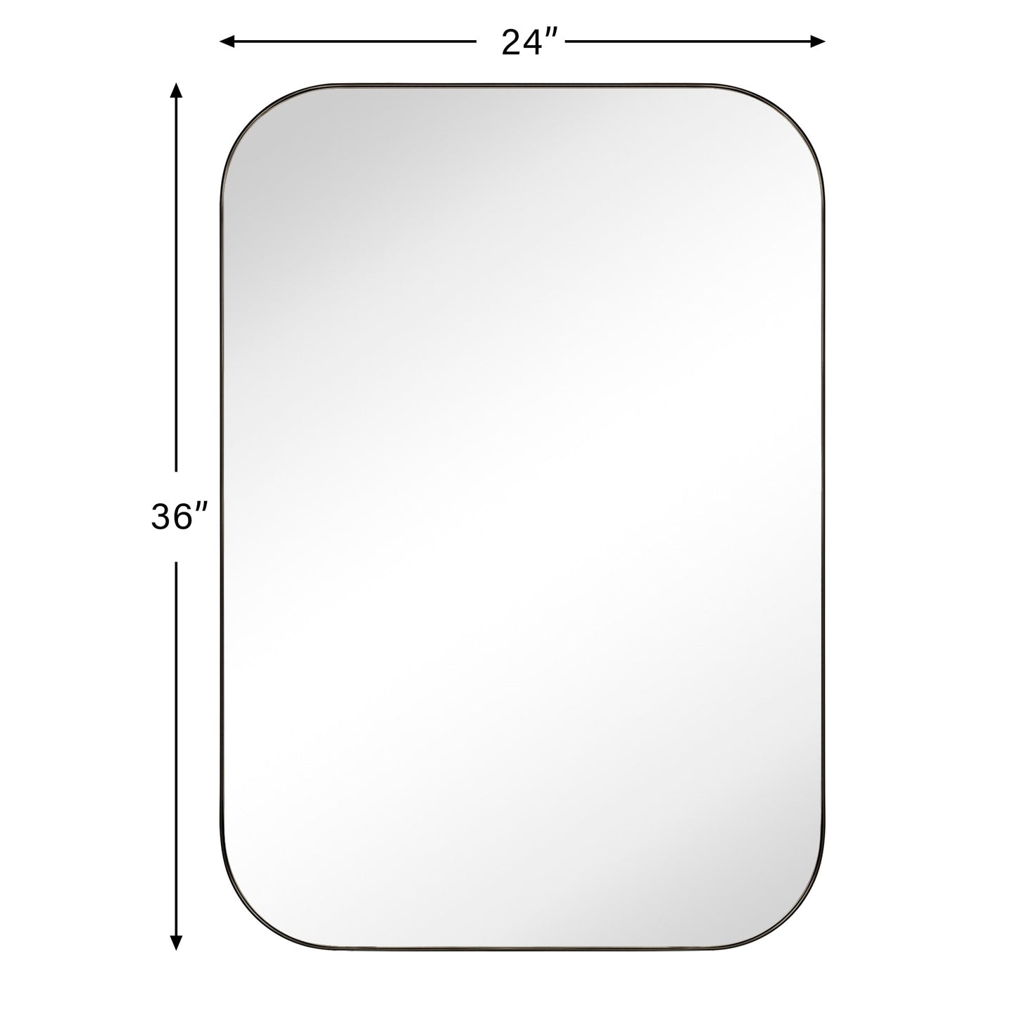 Miroirs muraux arrondis en métal style moderne chic du milieu du siècle TEHOME