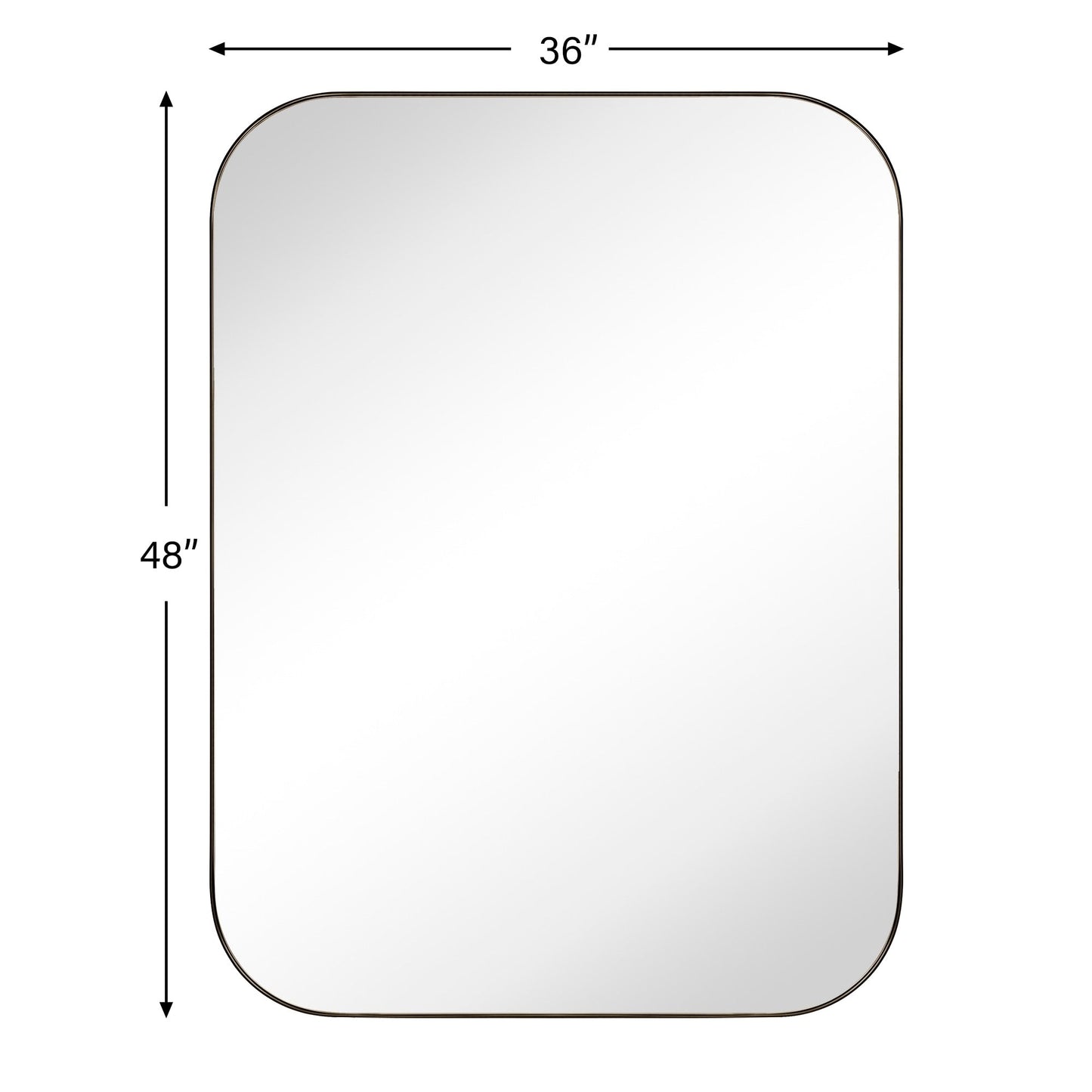 Miroirs muraux arrondis en métal style moderne chic du milieu du siècle TEHOME