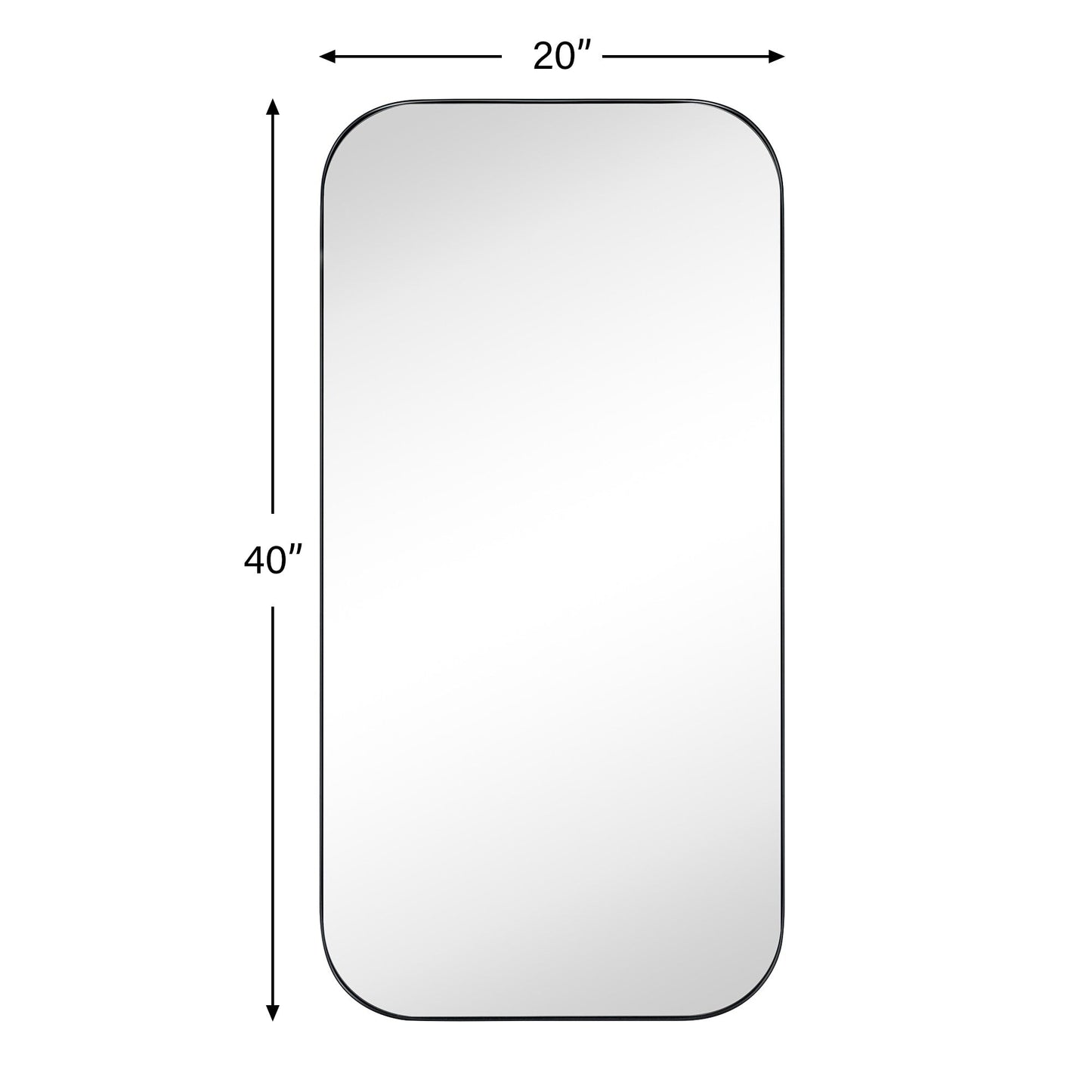 Miroirs muraux arrondis en métal style moderne chic du milieu du siècle TEHOME