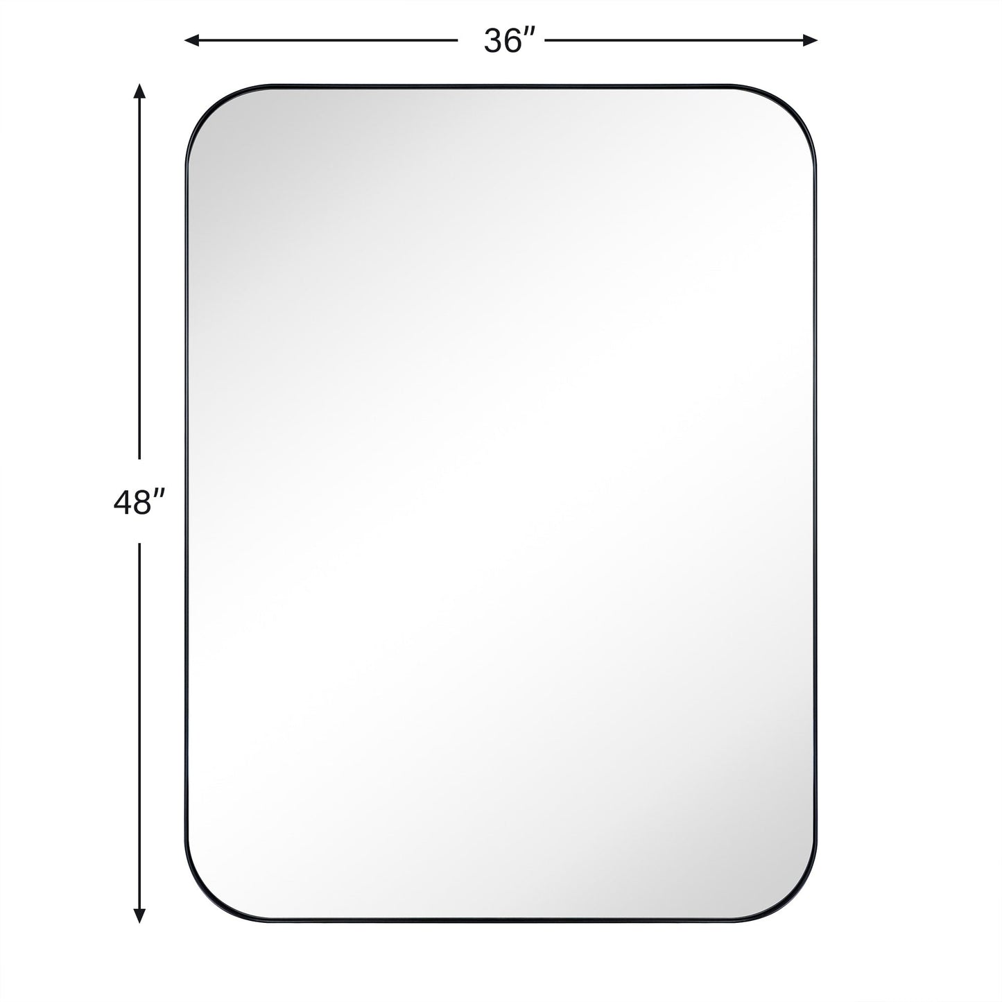 Miroirs muraux arrondis en métal style moderne chic du milieu du siècle TEHOME