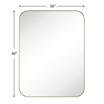 Miroirs muraux arrondis en métal style moderne chic du milieu du siècle TEHOME