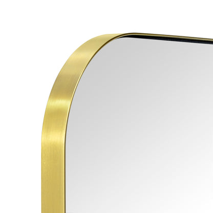 Miroirs muraux arrondis en métal style moderne chic du milieu du siècle TEHOME