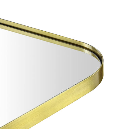 Miroirs muraux arrondis en métal style moderne chic du milieu du siècle TEHOME