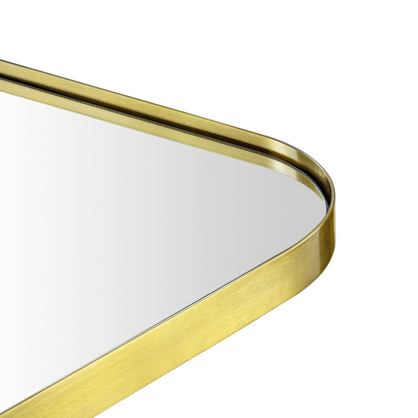 Miroirs muraux arrondis en métal style moderne chic du milieu du siècle TEHOME