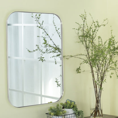 Miroirs muraux arrondis en métal style moderne chic du milieu du siècle TEHOME