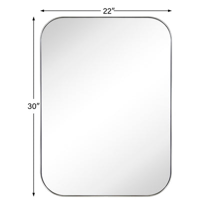 Miroirs muraux arrondis en métal style moderne chic du milieu du siècle TEHOME