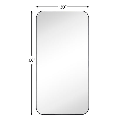 Miroirs muraux arrondis en métal style moderne chic du milieu du siècle TEHOME